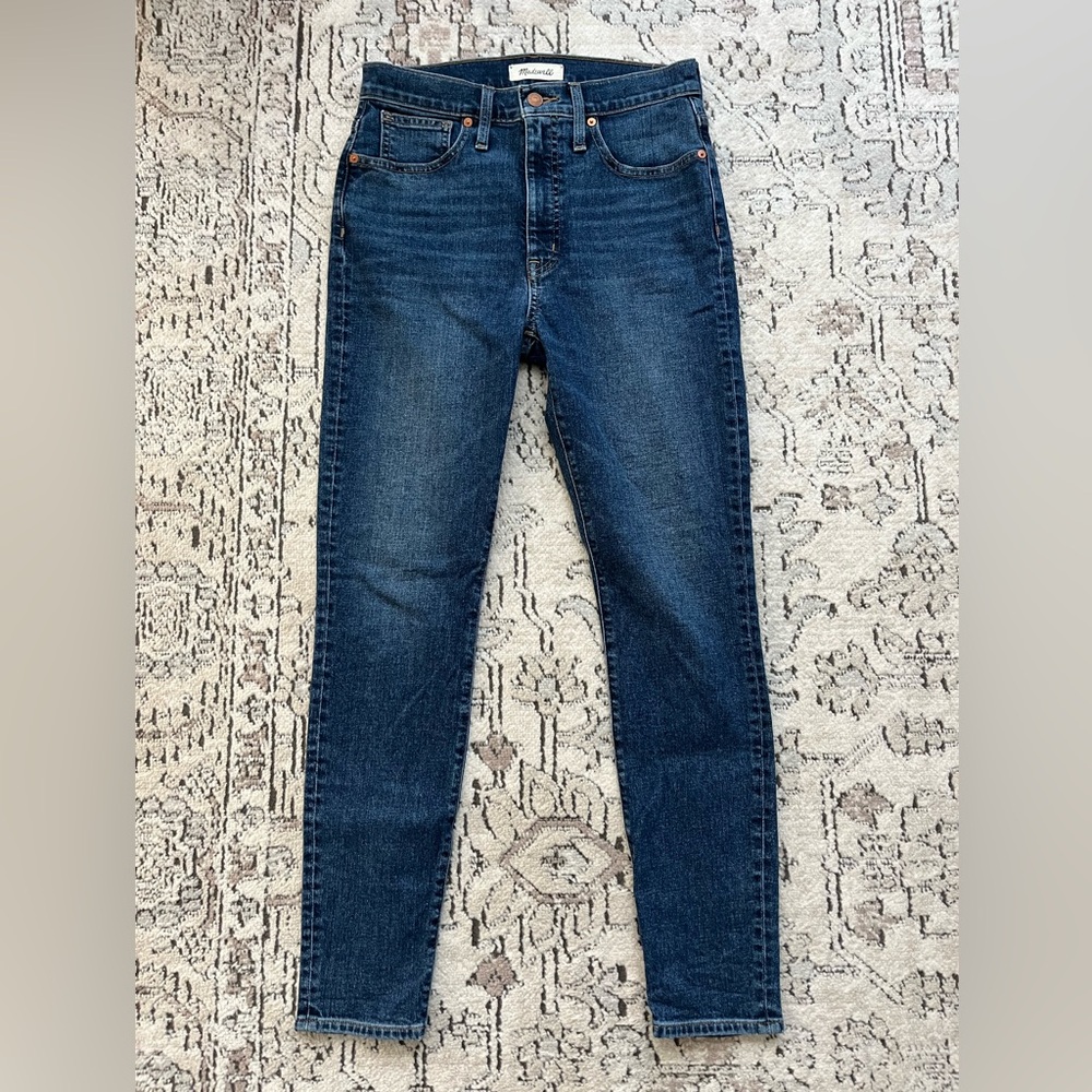 Madewell 11” High-Rise Skinny Jeans - Dark Wash Size 27